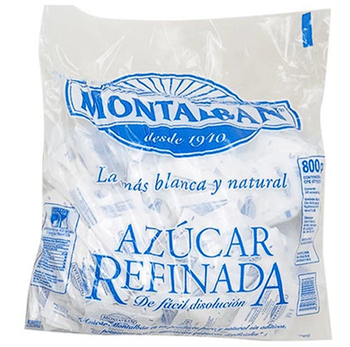 Azúcar Refinada Montalban Cafetín 200 und 4 g c/u