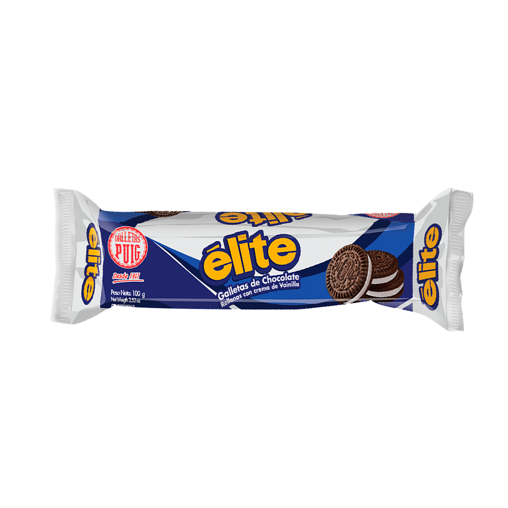 Galletas Puig Elite Chocolate Tubular 100 gr.