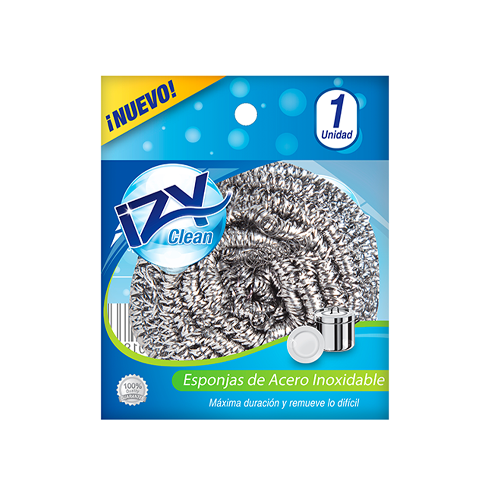 Izyclean Esponja Acero Inoxidable