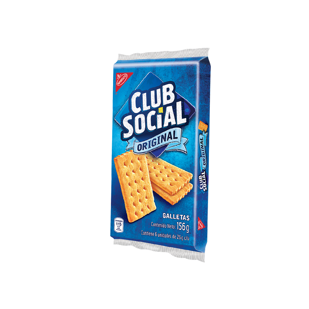 Club Social Original 156 gr (6 Unidades)