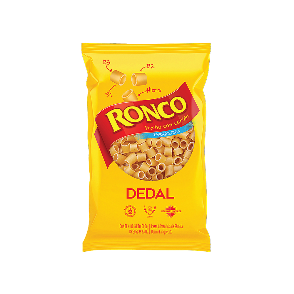 Pasta Dedal Ronco con Vitamina 500gr
