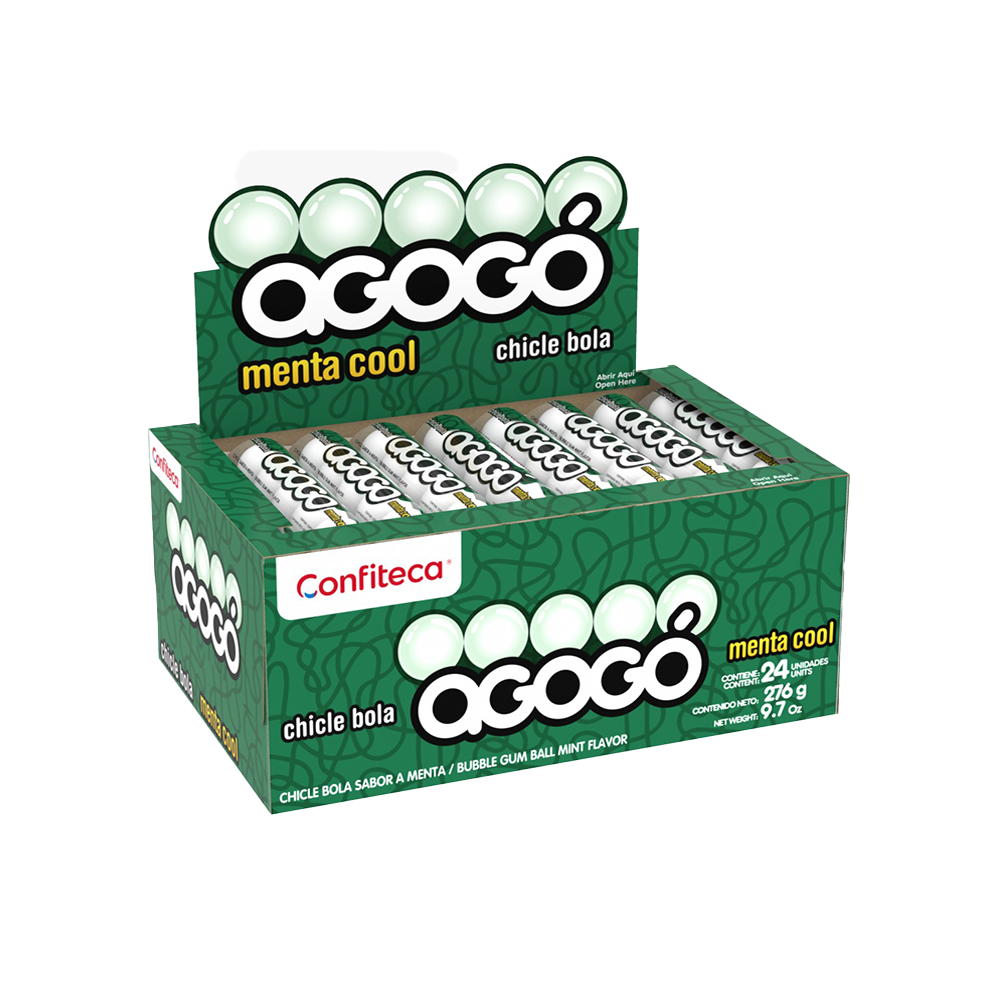 Chicle Bola Menta Agogó