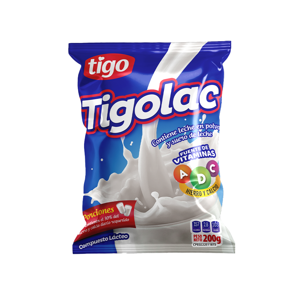 Compuesto Lacteo Tigolac 200 gr Tigo
