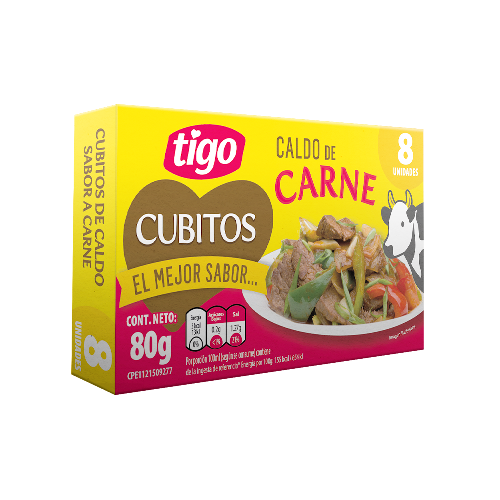 Cubito de Carne Tigo 80 gr
