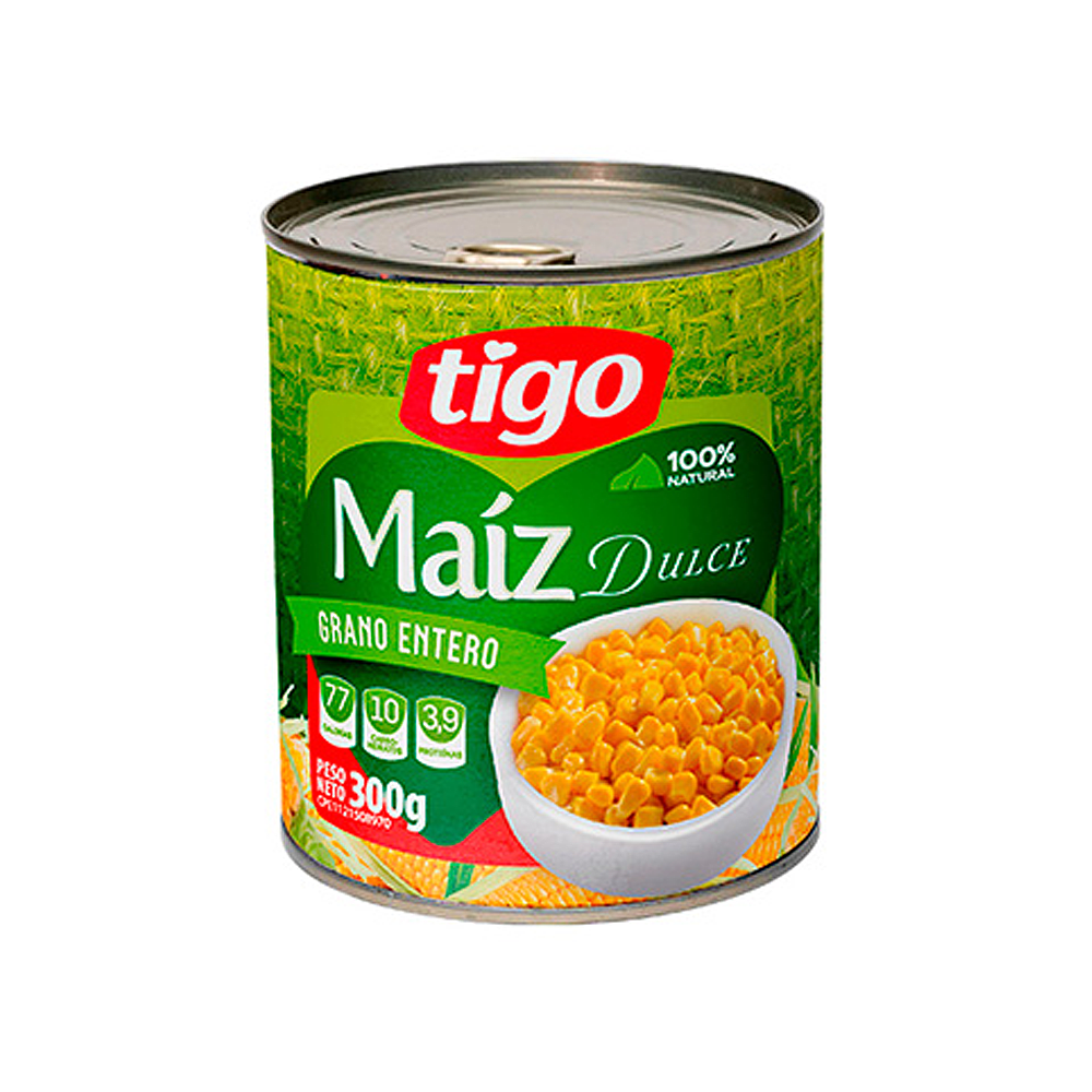Maiz Dulce 300 gr Tigo