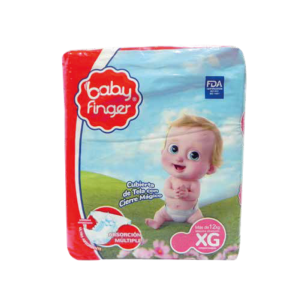 Pañal Baby Finger - Talla XG 10 UND