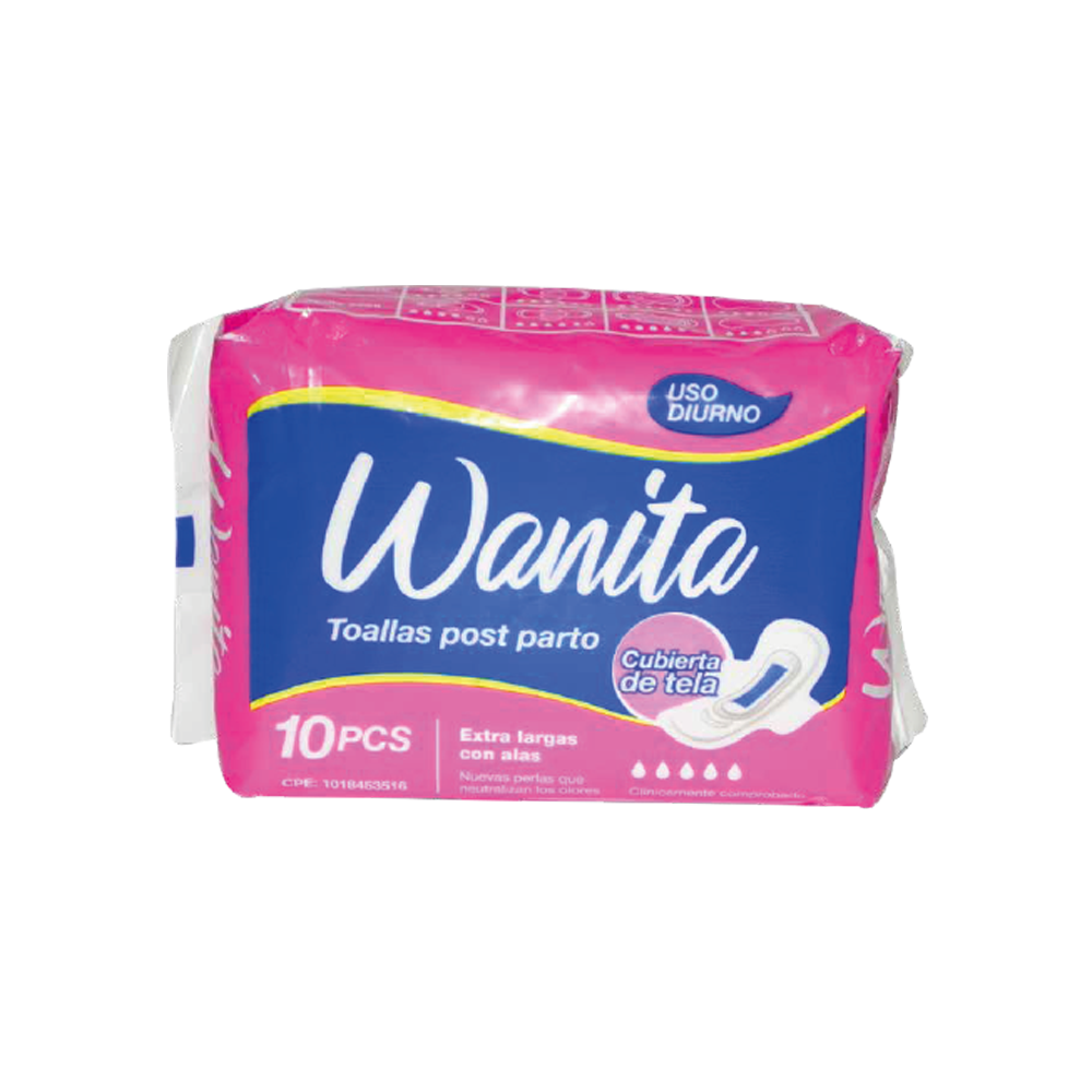 Toalla Alive Wanita Diario 10 Und