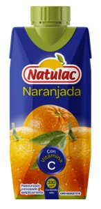 Naranjada Natulac Tetrapak 330 ml
