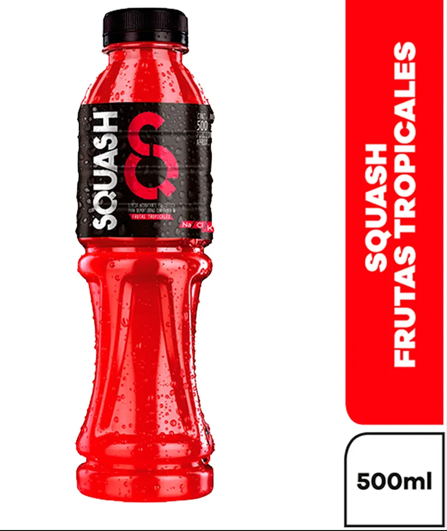 Bebida hidratante SQUASH frutas tropicales 500 ml