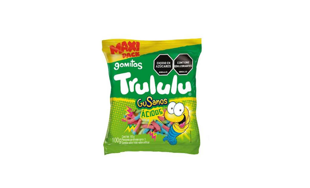 Gomitas Trululu Gusanos Acidos - Bolsa 100G
