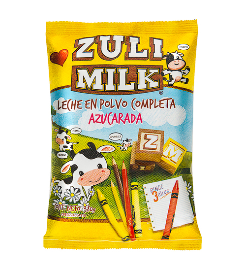 Zulimilk Leche en Polvo Completa Azucarada 380 gr