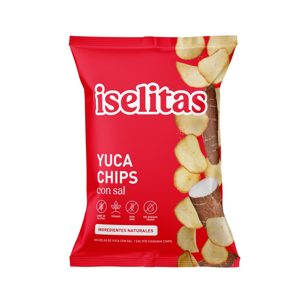 Yuca Chips Sal Iselitas 28gr