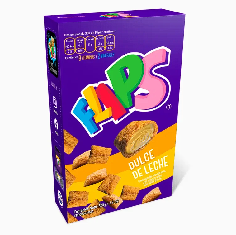 Flips Dulce de Leche 220 gr