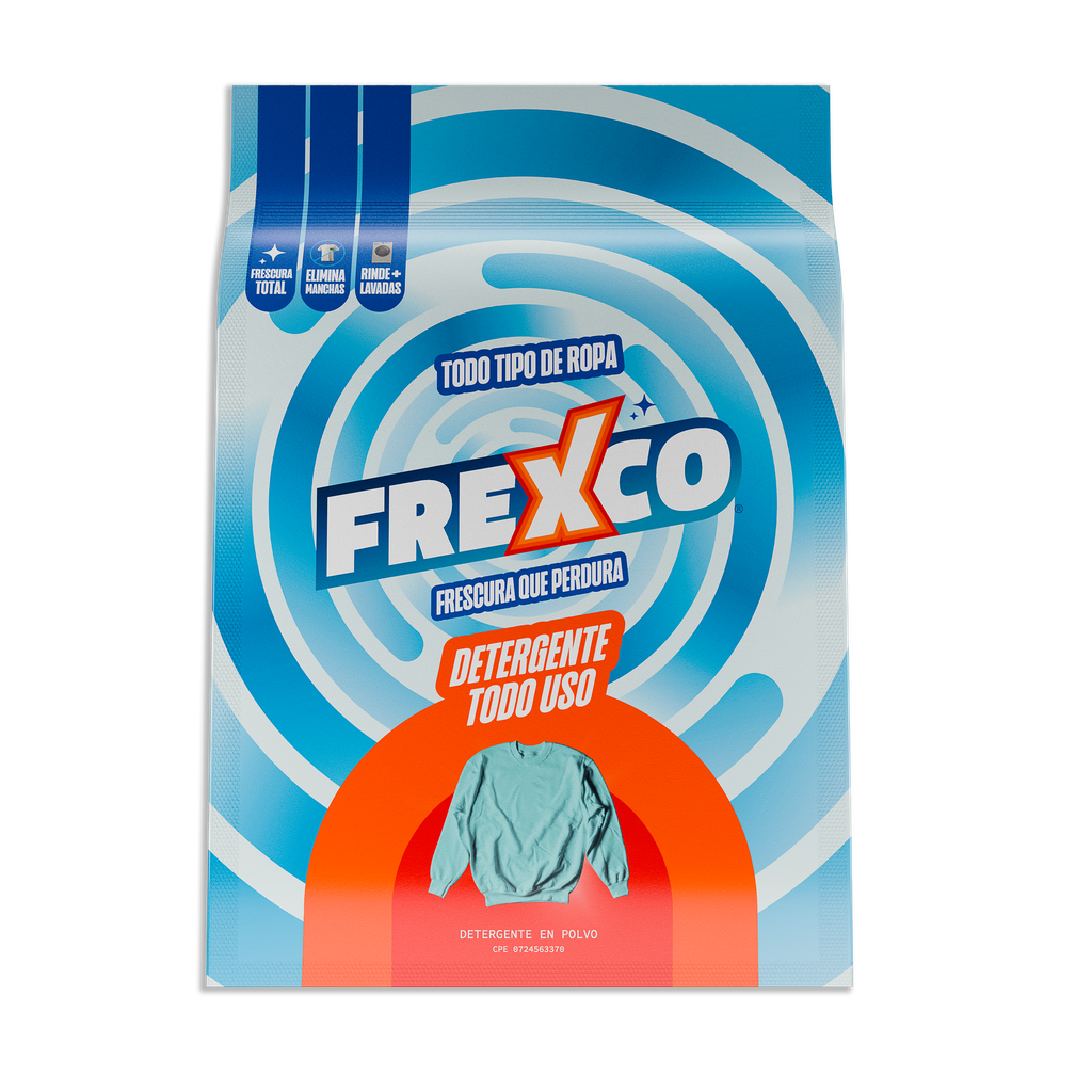 Detergente en Polvo Frexco Todo Uso 400g