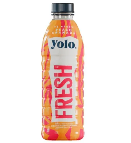Té Negro Yolo Peach Granada 473 ml
