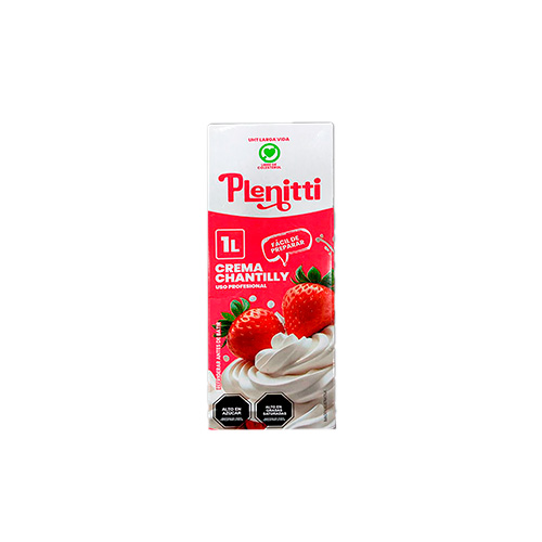Crema Chantilly Plenitti Tetrabrik 1 L