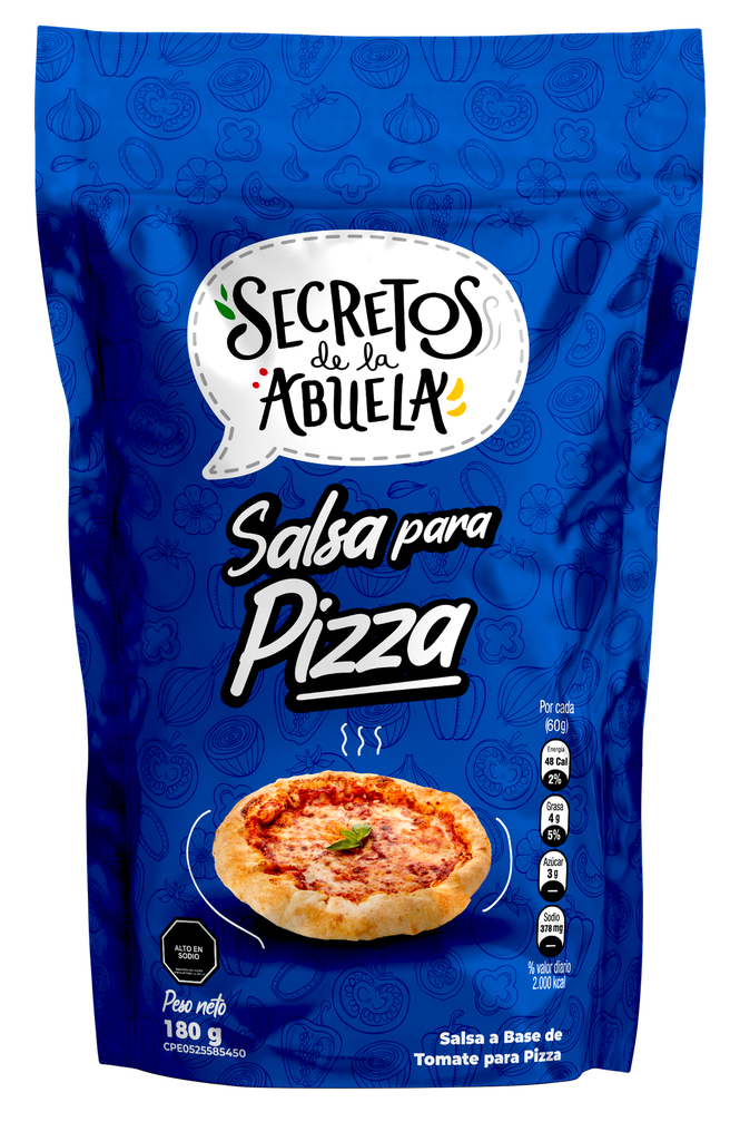 Salsa a Base de Tomate para Pizza Secretos de la Abuela 180 gr