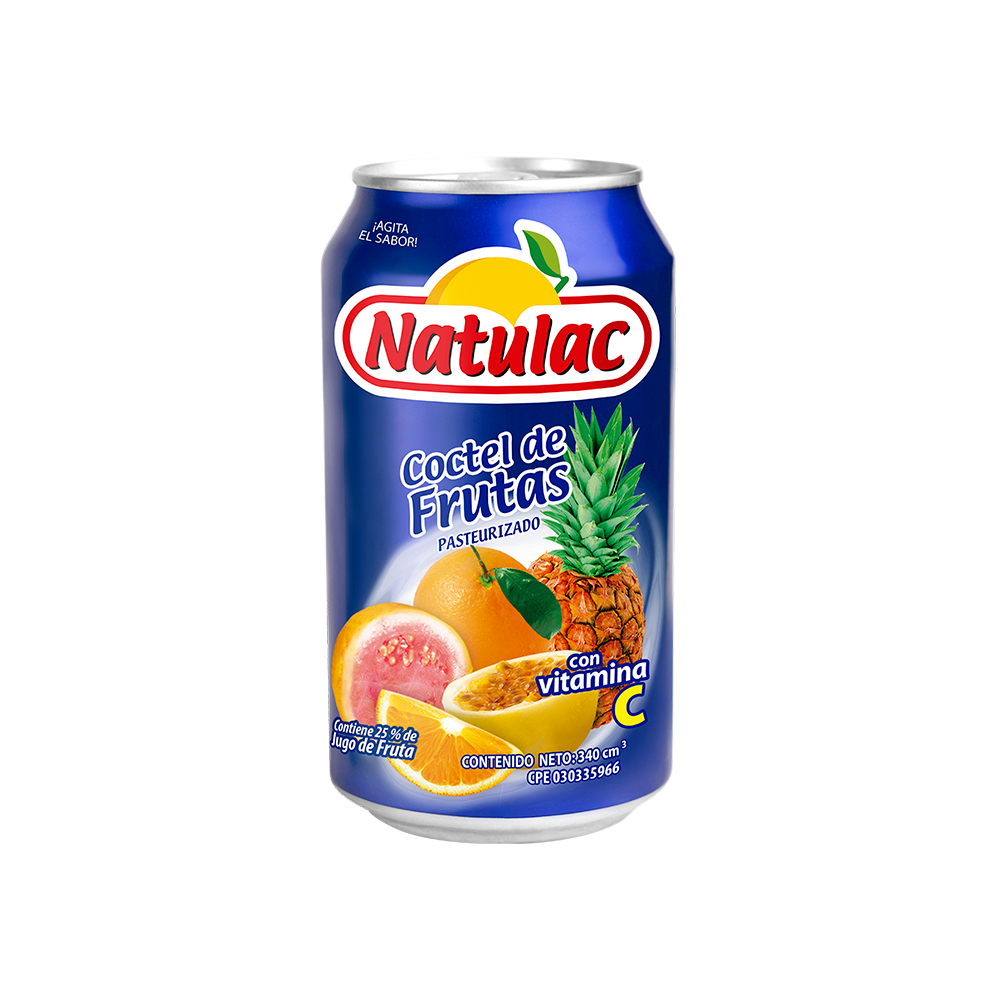 Coctel de Frutas Natulac Lata 340 ml
