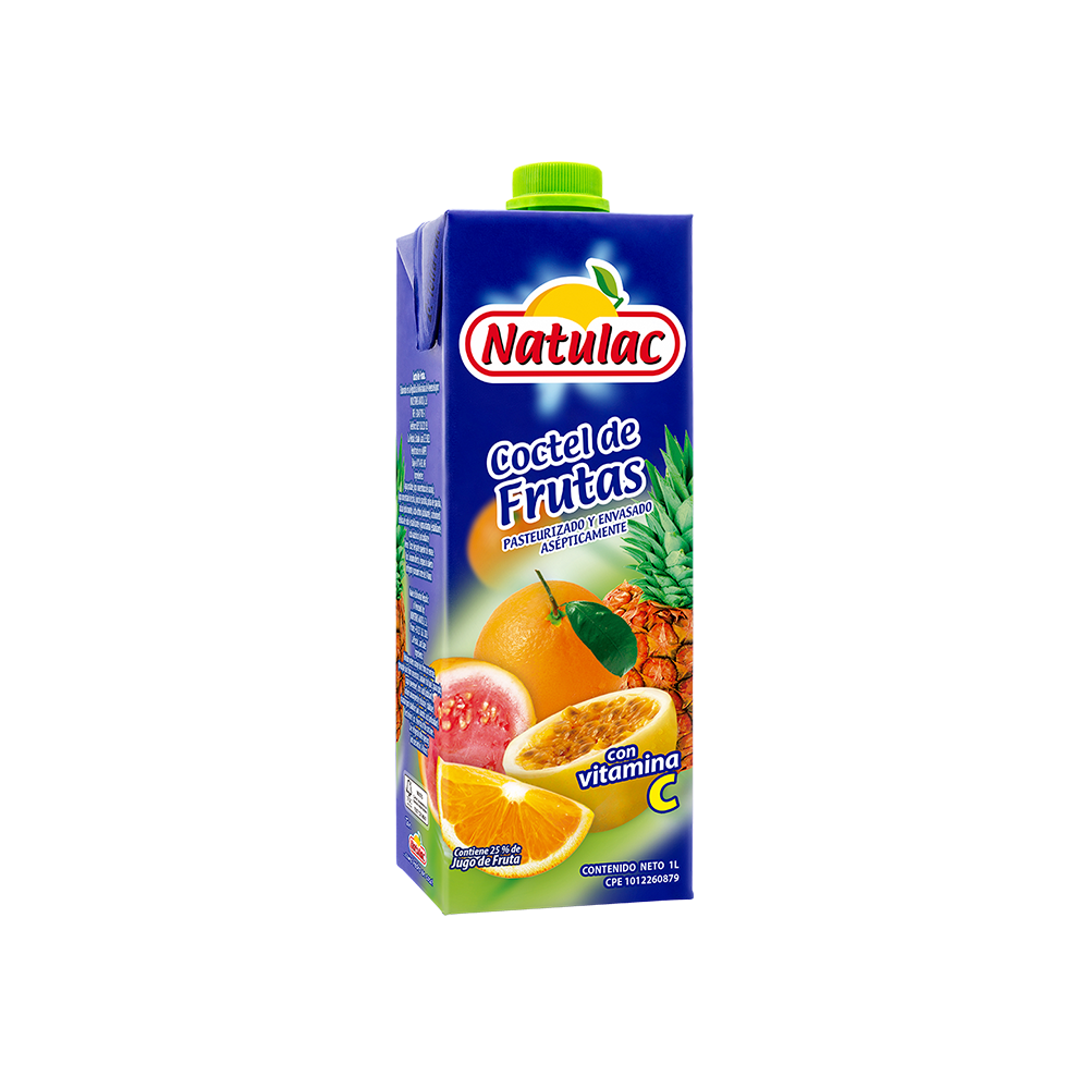 Coctel de Frutas Natulac UHT 1 L