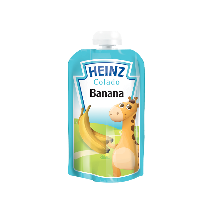 Colado Pouch de Banana Heinz 113gr.