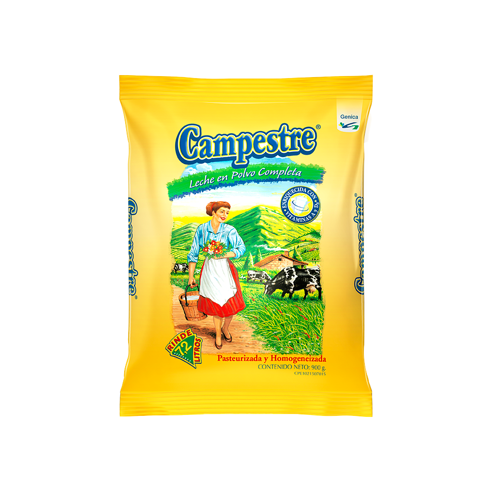 Leche en Polvo Completa Campestre 900 gr.