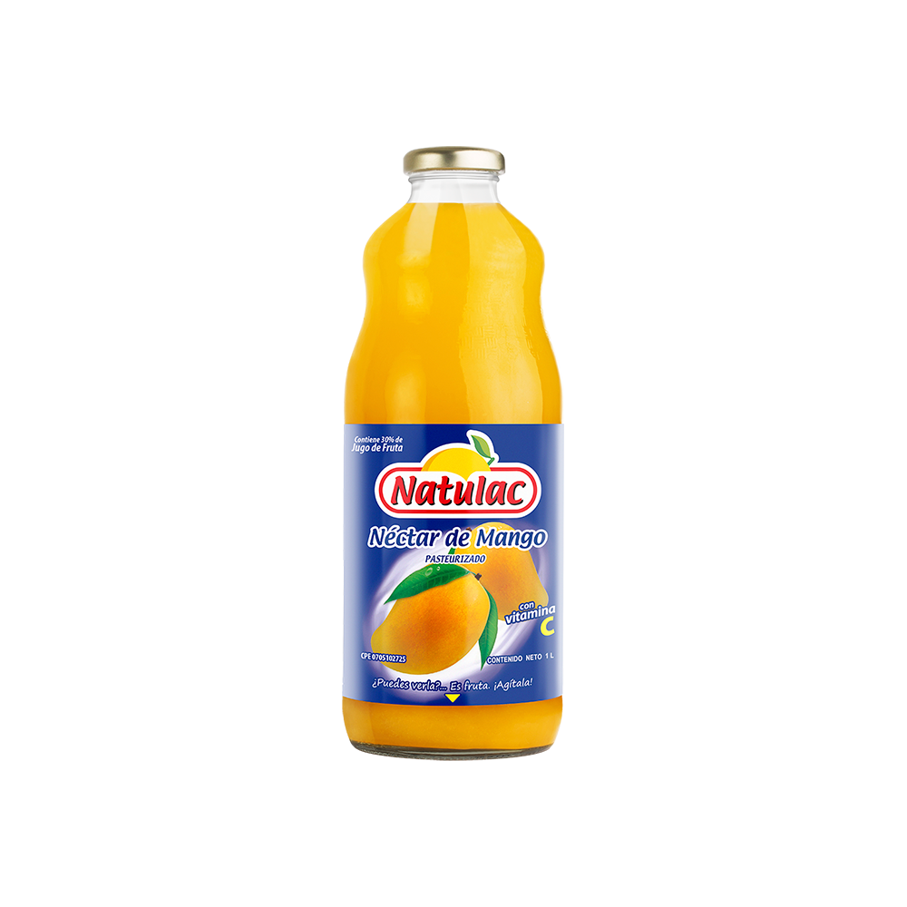 Néctar de Mango Natulac vidrio 1 Lt.