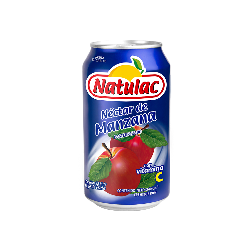 Néctar de Manzana Natulac Lata 340 ml