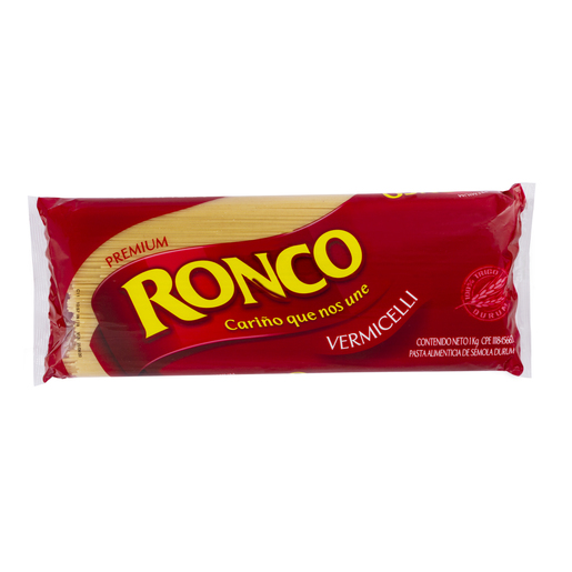 Pasta Ronco Vermicelli Premium 1Kg