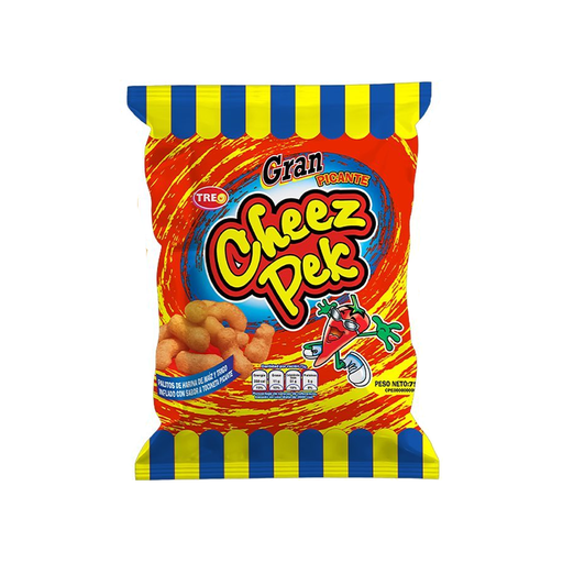 [7591620000332] Snack Cheez Pek Picante 30gr (3P x 12 U)