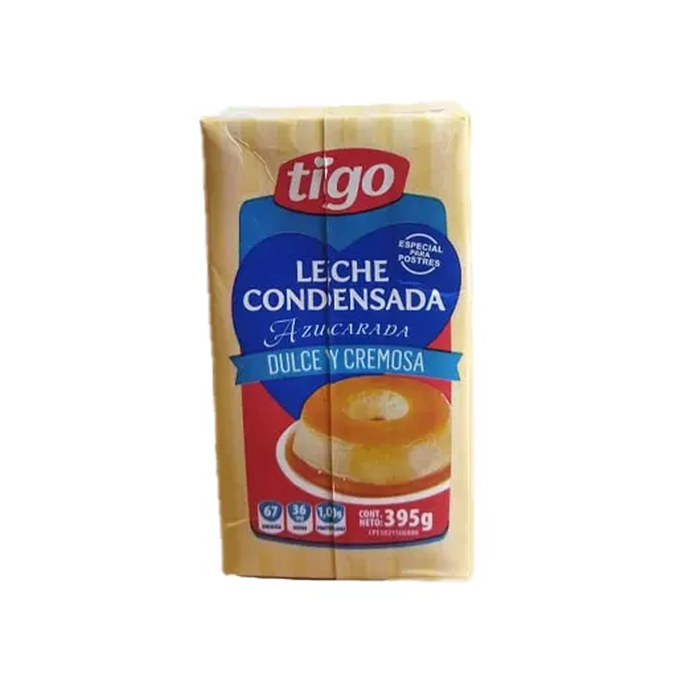 Leche Condensada Compuesta Tetrapack Tigo 395 gr