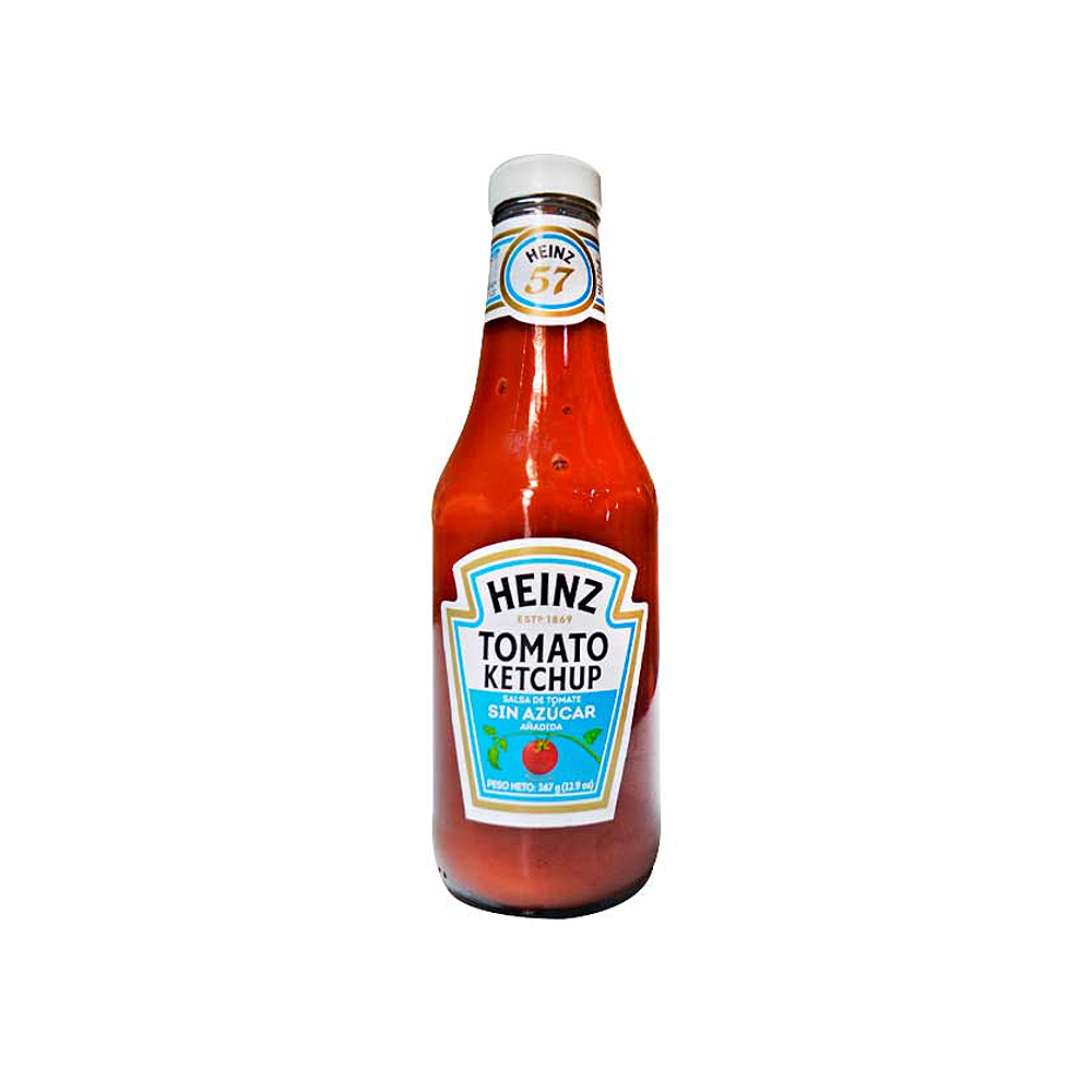 Salsa de Tomate Ketchup Heinz Sin Azucar 367 gr