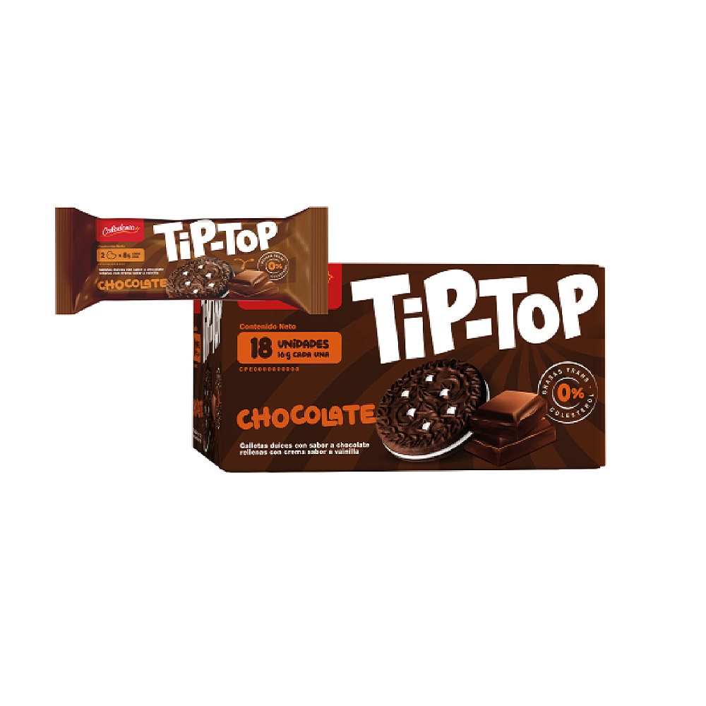 Galletas Tip Top Choco 16 gr