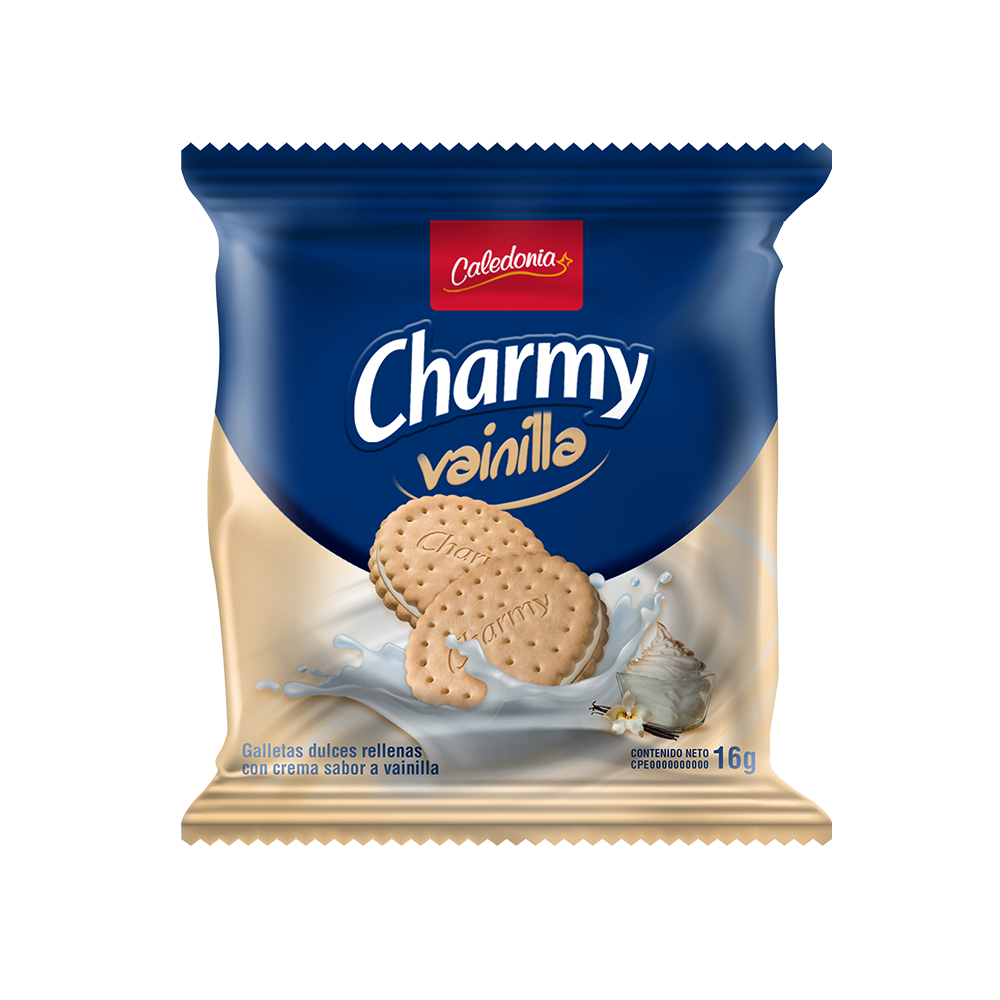 Galletas Charmy Vainilla 18u x16 gr