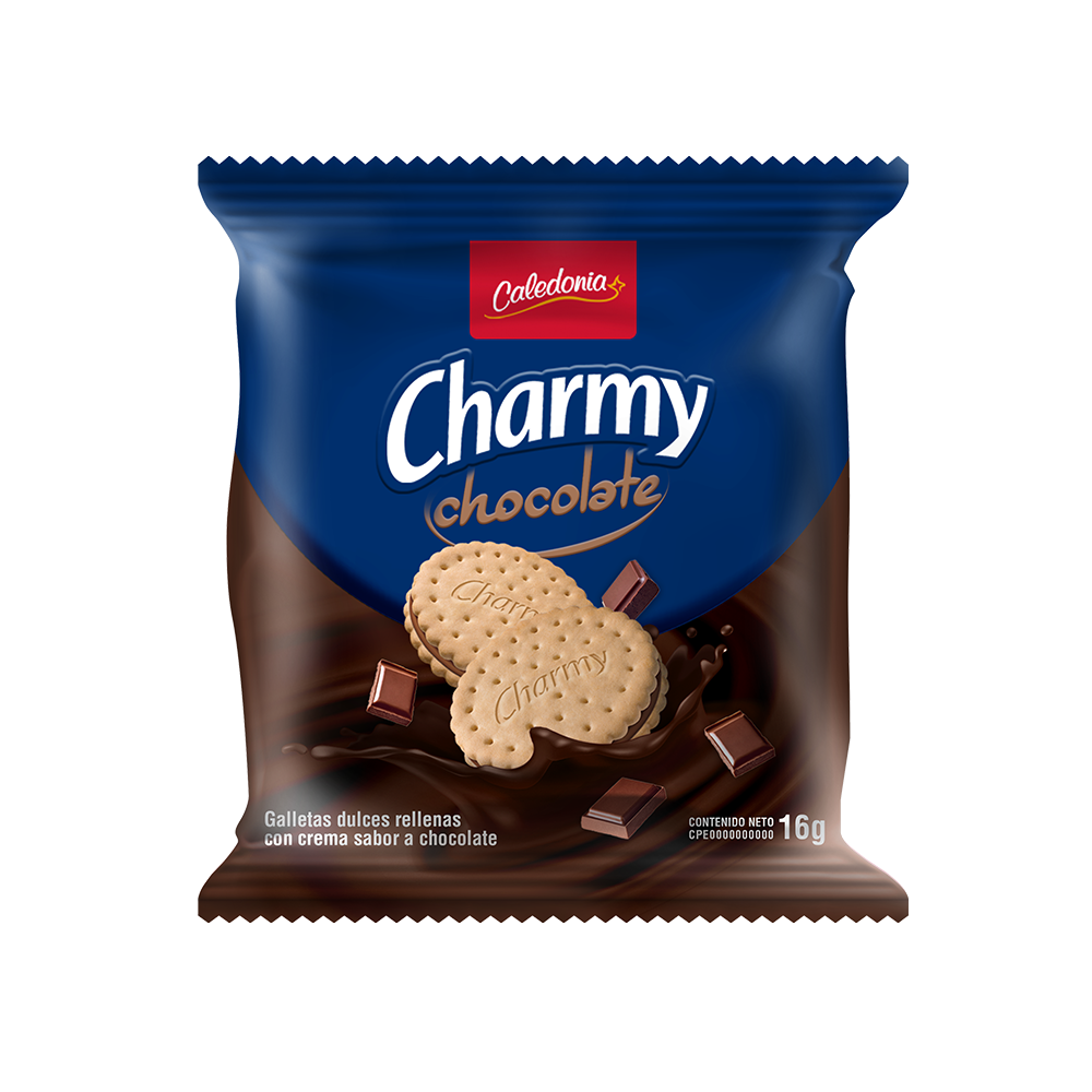 Galletas Charmy Chocolate 18u x 16 gr