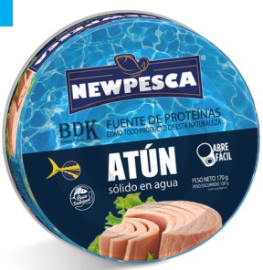 Atún Newpesca En Agua 170 Gr
