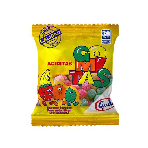 [7591626022017] Gomitas Guli Aciditas Guli 18u x 30gr
