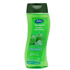 [8522429933032] Alive Champú Herbal Manzana Verde 413 ml