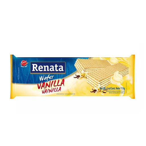 [7896022207267] Galletas Renata Wafer Vainilla115gr