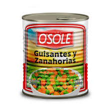 [7595826007744] Guisantes y Zanahoria Osole 280 Gr