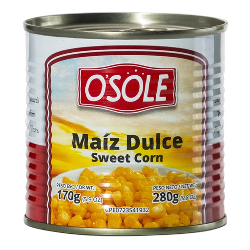 [7595826007737] Maiz Dulce en Granos Osole  280gr