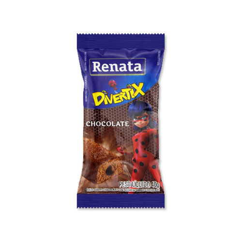[7896022203771] Mini torta Renata de chocolate rellena con chocolate con lluvia 40gr