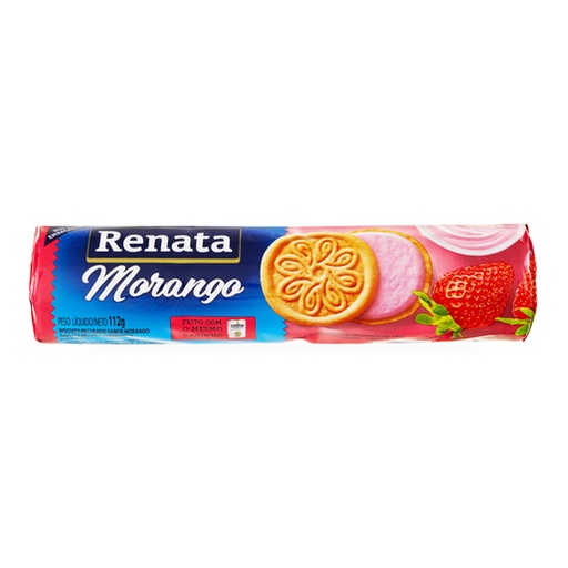 [7896022207069] Renata Sandwich Biscuit Fresa 112gr