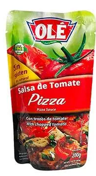 [7595826007522] Salsa para pasta Olé Pizza 200gr