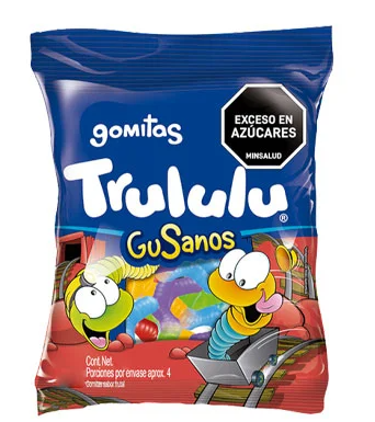 [7702993054413] Gomitas Trululu Gusanos Dulces - Bolsa 100G