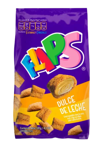 [7591039996288] Flips Dulce de Leche 120gr