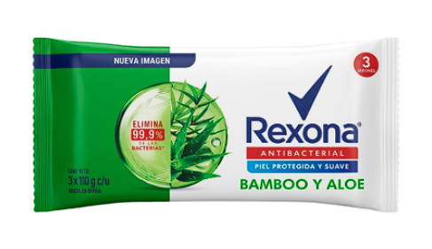 [7702006302081] Rexona Jabon Antibacterial Bamboo 110g