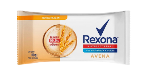 [7702006405669] Rexona Jabon Antibacterial Avena 110g