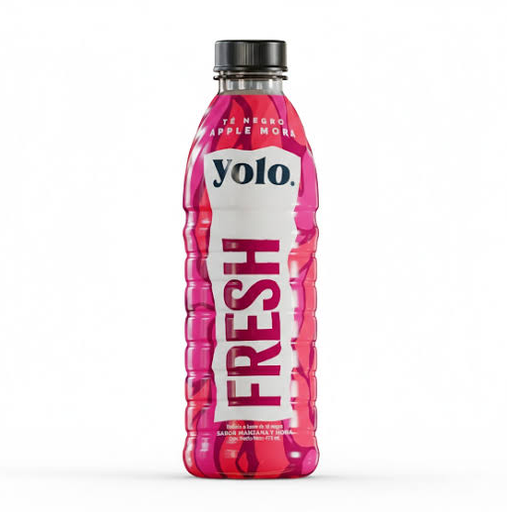 [7598678000406] Té Negro Yolo Fresh Apple Mora 473 ml