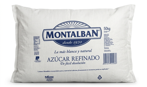 [7591357020238] Azúcar Refinada Montalban Saco 50 kg