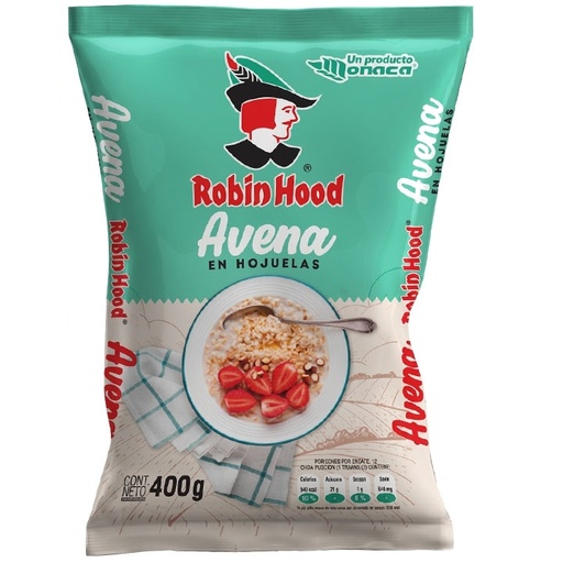 [7591104000261] Avena Robin Hood Hojuela Bolsa 400g